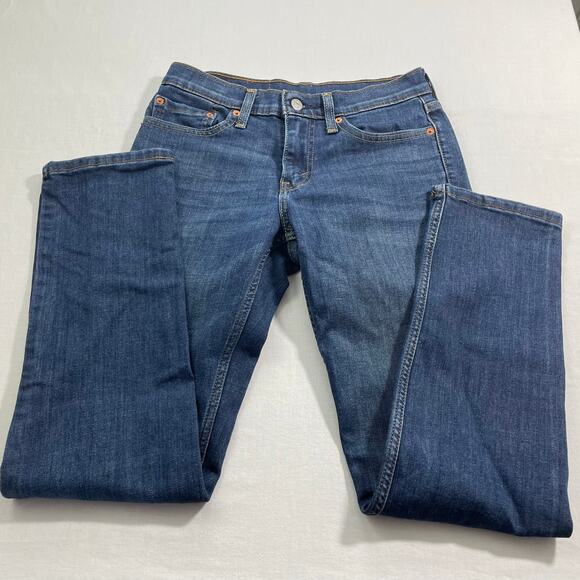 Levi's 511 Slim Tapered Jeans size 28 x 32 Red Tab Dark Wash - Picture 8 of 9